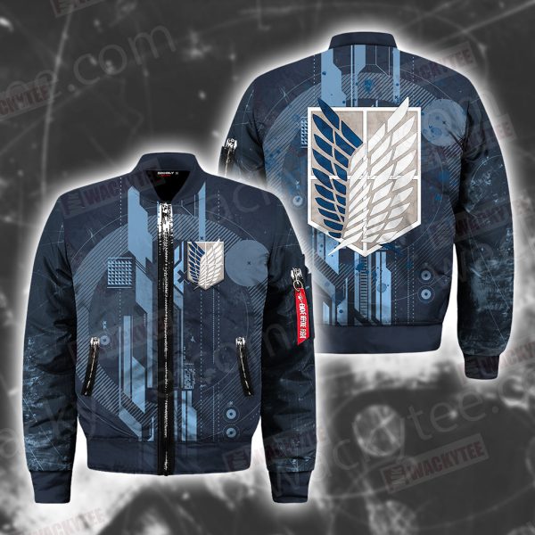 Attack on Titan Emblems - Scouting Legion Bomber Jacket