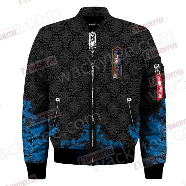 bomber jacket front raven wacky