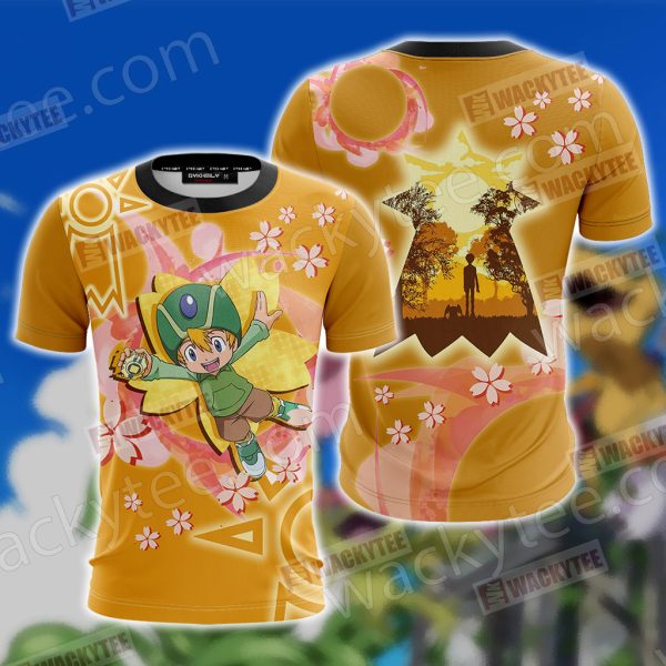 Digimon Takaishi Takeru Unisex 3D T-shirt