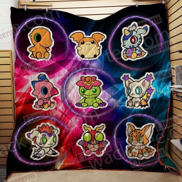 Digimon New Style 3D Quilt Blanket