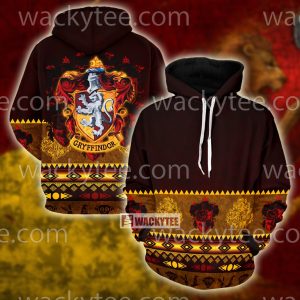 Brave Like A Gryffindor Harry Potter Wacky Style 3D Hoodie