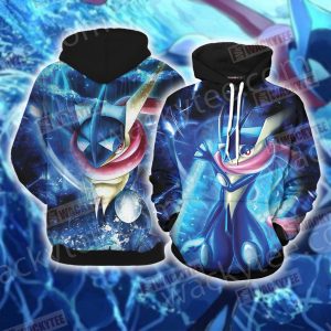 Pokemon Greninja Unisex 3D Hoodie