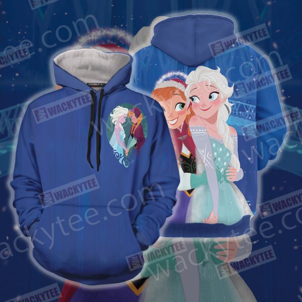 Frozen - Elsa And Anna 3D Hoodie