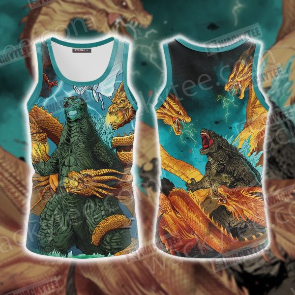 Godzilla King Of The Monsters New Look 3D Tank Top