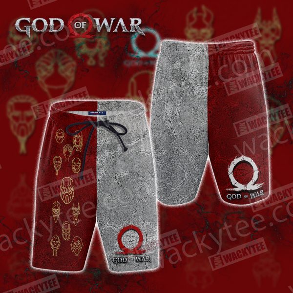 God Of War Symbol New Look Unisex Beach Shorts