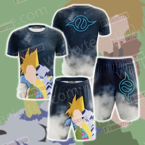 Digimon Yamato Ishida And Gabumon Minimalist Unisex 3D T-shirt