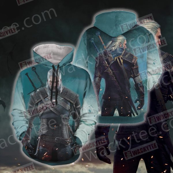 The Witcher: Wild Hunt Geralt of Rivia 3D Hoodie