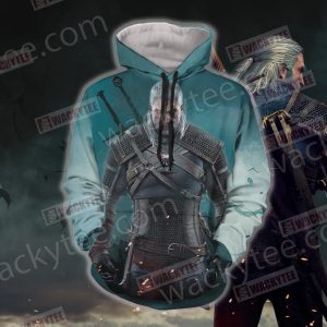 The Witcher: Wild Hunt Geralt of Rivia 3D Hoodie