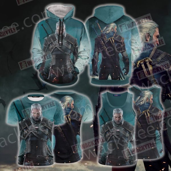 The Witcher: Wild Hunt Geralt of Rivia 3D Hoodie