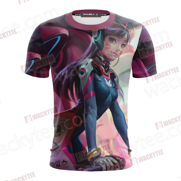 Overwatch "Shooting Star" D.Va Unisex 3D T-shirt