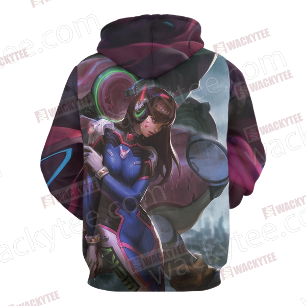 Overwatch "Shooting Star" D.Va 3D Hoodie