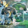 Pokemon Vaporeon Unisex 3D T-shirt