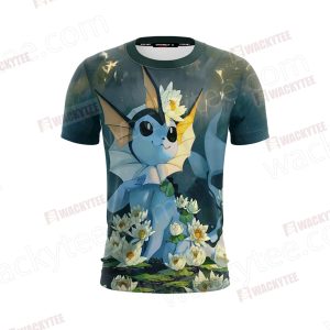 Pokemon Vaporeon Unisex 3D T-shirt