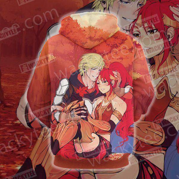 RWBY Jaune and Pyrrha Unisex 3D Hoodie