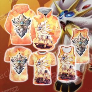 Pokemon Solgaleo Unisex 3D Tank Top