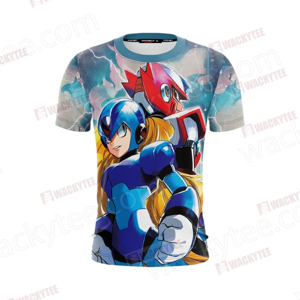 Megaman And RockMan Unisex 3D T-shirt