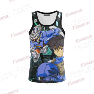 Mobile Suit Gundam Setsuna F. Seiei And The Exia Gundam 3D Tank Top