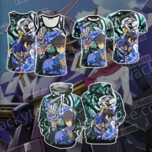Mobile Suit Gundam Setsuna F. Seiei And The Exia Gundam 3D T-shirt