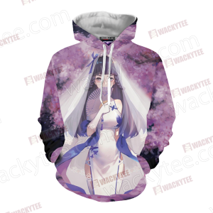 Naruto Hyuga Hinata Unisex 3D Hoodie