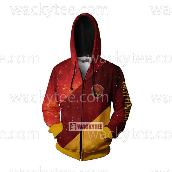 Gryffindor House Hogwarts Harry Potter New Zip Up Hoodie