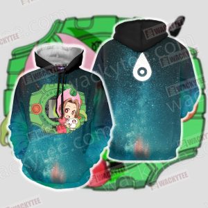 Digimon Mimi And Tanemon Unisex 3D Hoodie