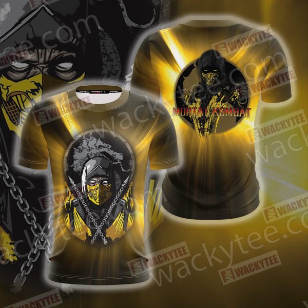 Mortal Kombat Scorpion New Look Unisex 3D T-shirt