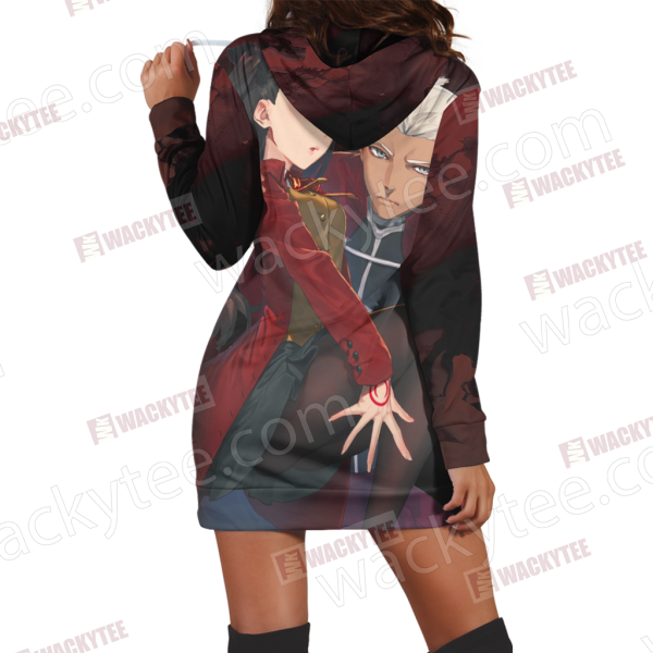 Fate/ Stay Night - Blade And Fate Rin 3D Hoodie Dress