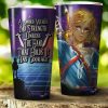 A sword wields no strength unless the hand that holds it has courage The legend of Zelda Tumbler 30oz (Straight)