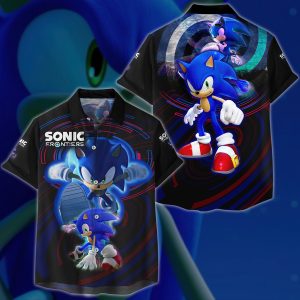 Sonic Frontier Video Game 3D All Over Printed T-shirt Tank Top Zip Hoodie Pullover Hoodie Hawaiian Shirt Beach Shorts Jogger Hawaiian Shirt S 