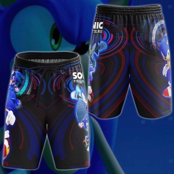 Sonic Frontier Video Game 3D All Over Printed T-shirt Tank Top Zip Hoodie Pullover Hoodie Hawaiian Shirt Beach Shorts Jogger Beach Shorts S