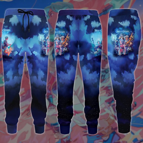 Sea of Stars Video Game 3D All Over Printed T-shirt Tank Top Zip Hoodie Pullover Hoodie Hawaiian Shirt Beach Shorts Joggers Joggers S