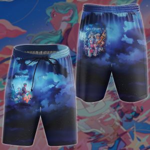 Sea of Stars Video Game 3D All Over Printed T-shirt Tank Top Zip Hoodie Pullover Hoodie Hawaiian Shirt Beach Shorts Joggers Beach Shorts S 