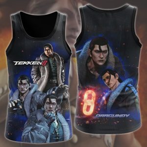 Tekken 8 Dragunov Video Game All Over Printed T-shirt Tank Top Zip Hoodie Pullover Hoodie Hawaiian Shirt Beach Shorts Joggers Tank Top S 