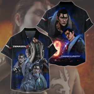 Tekken 8 Dragunov Video Game All Over Printed T-shirt Tank Top Zip Hoodie Pullover Hoodie Hawaiian Shirt Beach Shorts Joggers Hawaiian Shirt S 