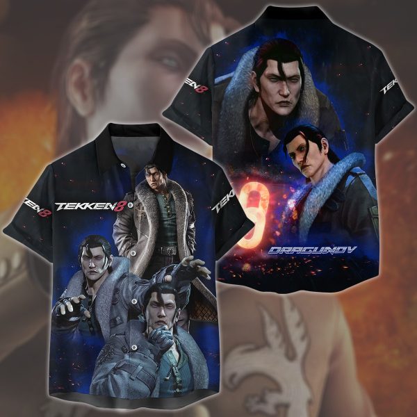 Tekken 8 Dragunov Video Game All Over Printed T-shirt Tank Top Zip Hoodie Pullover Hoodie Hawaiian Shirt Beach Shorts Joggers Hawaiian Shirt S