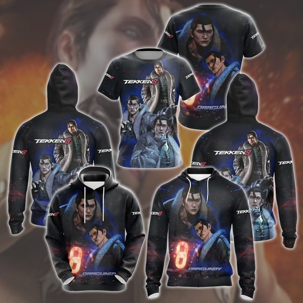 Tekken 8 Dragunov Video Game All Over Printed T-shirt Tank Top Zip Hoodie Pullover Hoodie Hawaiian Shirt Beach Shorts Joggers