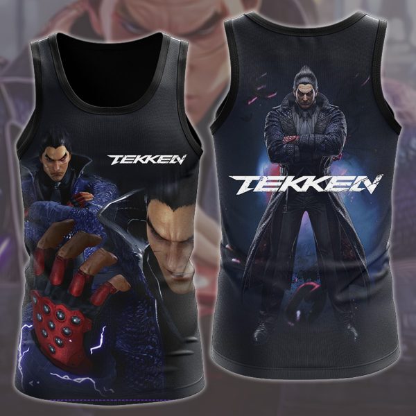 Tekken 8 Kazuya Mishima Video Game All Over Printed T-shirt Tank Top Zip Hoodie Pullover Hoodie Hawaiian Shirt Beach Shorts Joggers