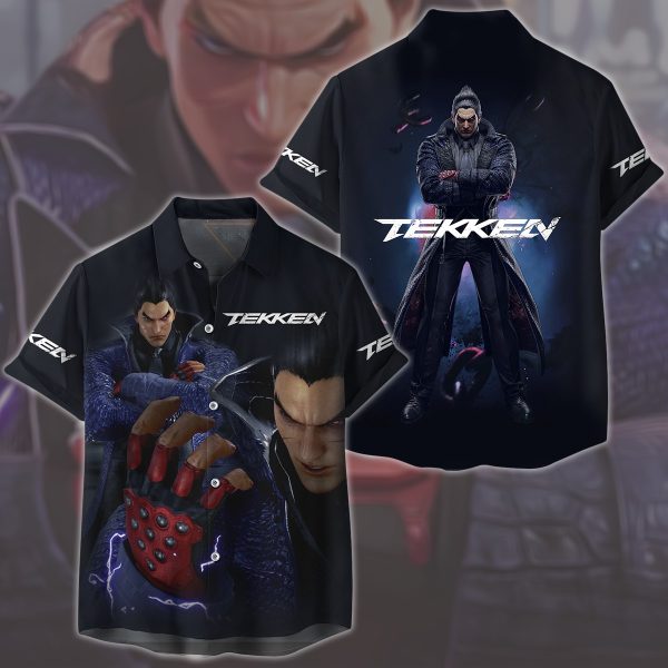 Tekken 8 Kazuya Mishima Video Game All Over Printed T-shirt Tank Top Zip Hoodie Pullover Hoodie Hawaiian Shirt Beach Shorts Joggers