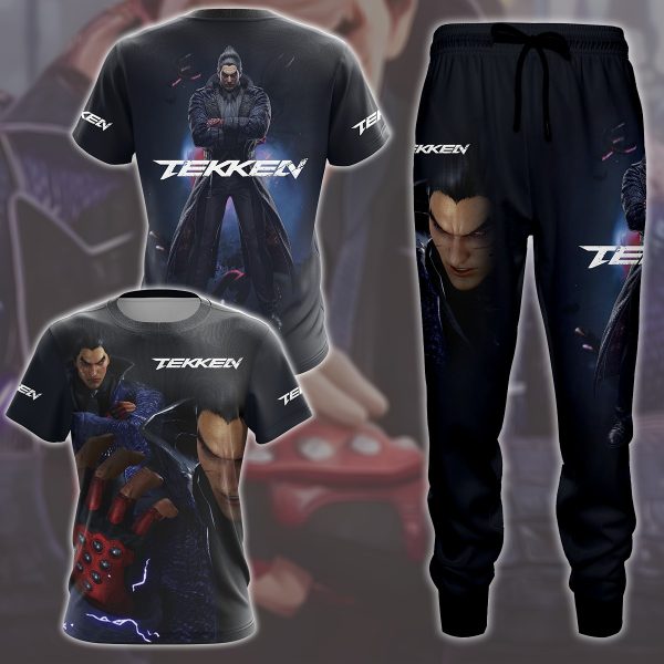 Tekken 8 Kazuya Mishima Video Game All Over Printed T-shirt Tank Top Zip Hoodie Pullover Hoodie Hawaiian Shirt Beach Shorts Joggers