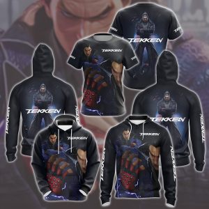 Tekken 8 Kazuya Mishima Video Game All Over Printed T-shirt Tank Top Zip Hoodie Pullover Hoodie Hawaiian Shirt Beach Shorts Joggers   