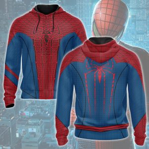 Spider-Man 2 Amazing Suit (Amazing Spider-Man 1 Suit) Cosplay Video Game All Over Printed T-shirt Tank Top Zip Hoodie Pullover Hoodie Hawaiian Shirt Beach Shorts Joggers Zip Hoodie S