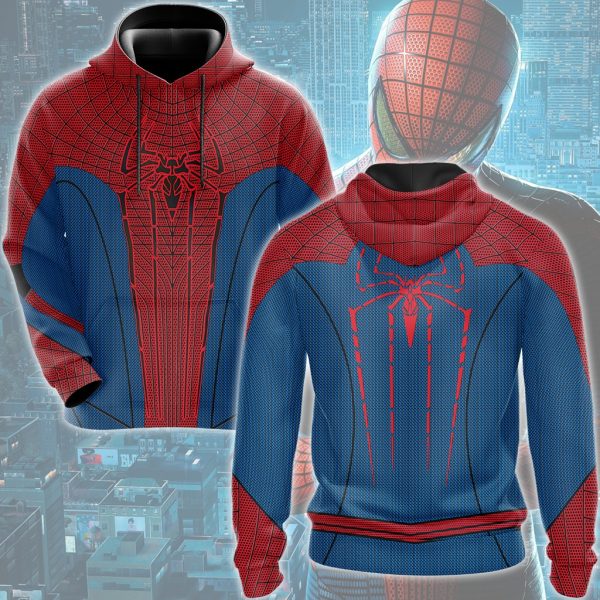 Spider-Man 2 Amazing Suit (Amazing Spider-Man 1 Suit) Cosplay Video Game All Over Printed T-shirt Tank Top Zip Hoodie Pullover Hoodie Hawaiian Shirt Beach Shorts Joggers Hoodie S