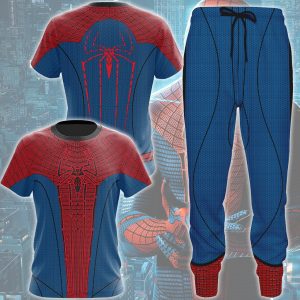 Spider-Man 2 Amazing Suit (Amazing Spider-Man 1 Suit) Cosplay Video Game All Over Printed T-shirt Tank Top Zip Hoodie Pullover Hoodie Hawaiian Shirt Beach Shorts Joggers   
