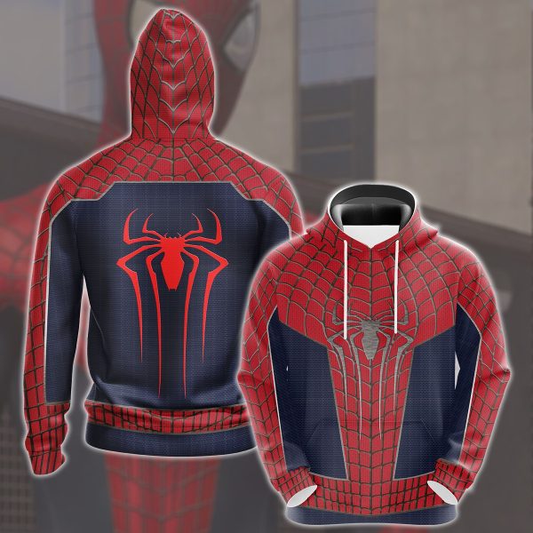 Spider-Man 2 Amazing Suit 2 (Amazing Spider-Man 2 suit) Cosplay Video Game All Over Printed T-shirt Tank Top Zip Hoodie Pullover Hoodie Hawaiian Shirt Beach Shorts Joggers Hoodie S