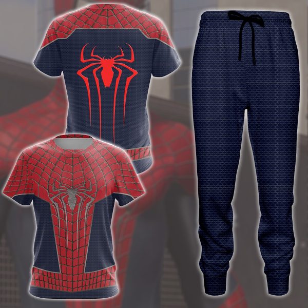 Spider-Man 2 Amazing Suit 2 (Amazing Spider-Man 2 suit) Cosplay Video Game All Over Printed T-shirt Tank Top Zip Hoodie Pullover Hoodie Hawaiian Shirt Beach Shorts Joggers