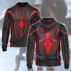 Spider-Man 2 Miles Morales T.R.A.C.K Black Suit Cosplay Video Game All Over Printed T-shirt Tank Top Zip Hoodie Pullover Hoodie Hawaiian Shirt Beach Shorts Joggers Zip Hoodie S