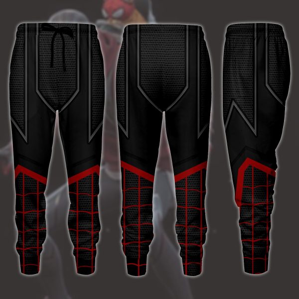 Spider-Man 2 Miles Morales Bodega Cat Suit Cosplay Video Game All Over Printed T-shirt Tank Top Zip Hoodie Pullover Hoodie Hawaiian Shirt Beach Shorts Joggers Joggers S