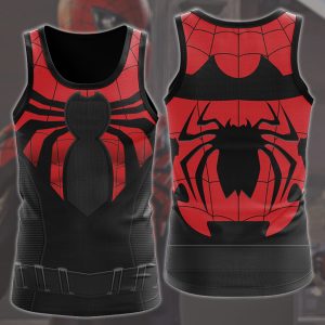 Spider-Man 2 Peter Parker Superior Suit Cosplay Video Game All Over Printed T-shirt Tank Top Zip Hoodie Pullover Hoodie Hawaiian Shirt Beach Shorts Joggers 01 Tank Top S