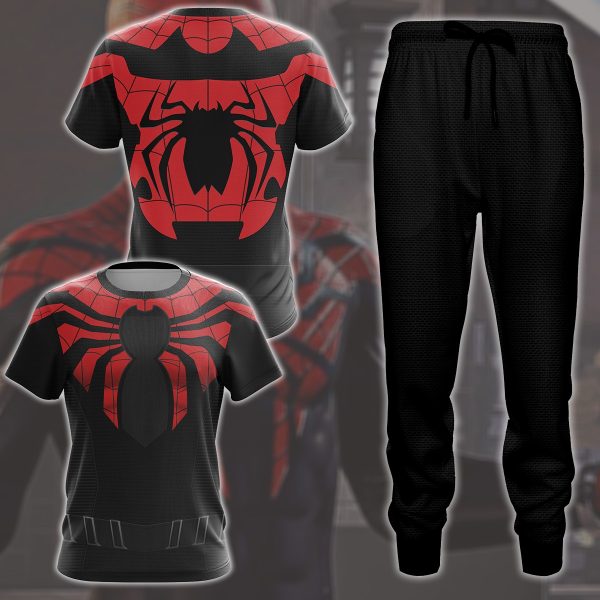 Spider-Man 2 Peter Parker Superior Suit Cosplay Video Game All Over Printed T-shirt Tank Top Zip Hoodie Pullover Hoodie Hawaiian Shirt Beach Shorts Joggers