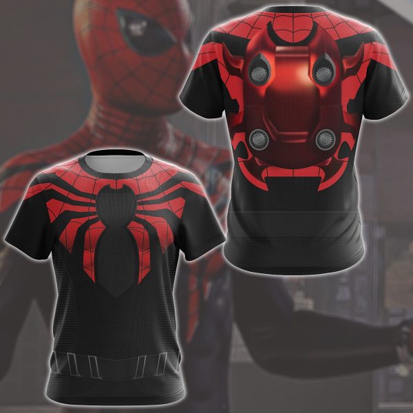 Spider-Man 2 Peter Parker Superior Suit Cosplay Video Game All Over Printed T-shirt Tank Top Zip Hoodie Pullover Hoodie Hawaiian Shirt Beach Shorts Joggers